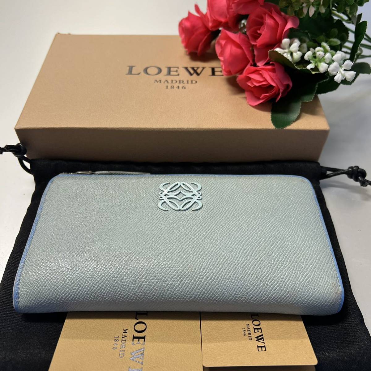 未使用に近い ロエベ LOEWE 財布 長財布