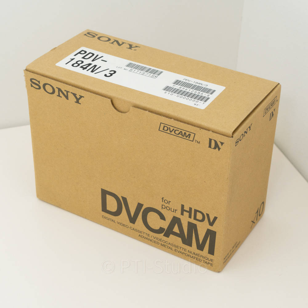 DVCAMテープ PDV-184N/3 12本セット （SONY製・スタンダード）