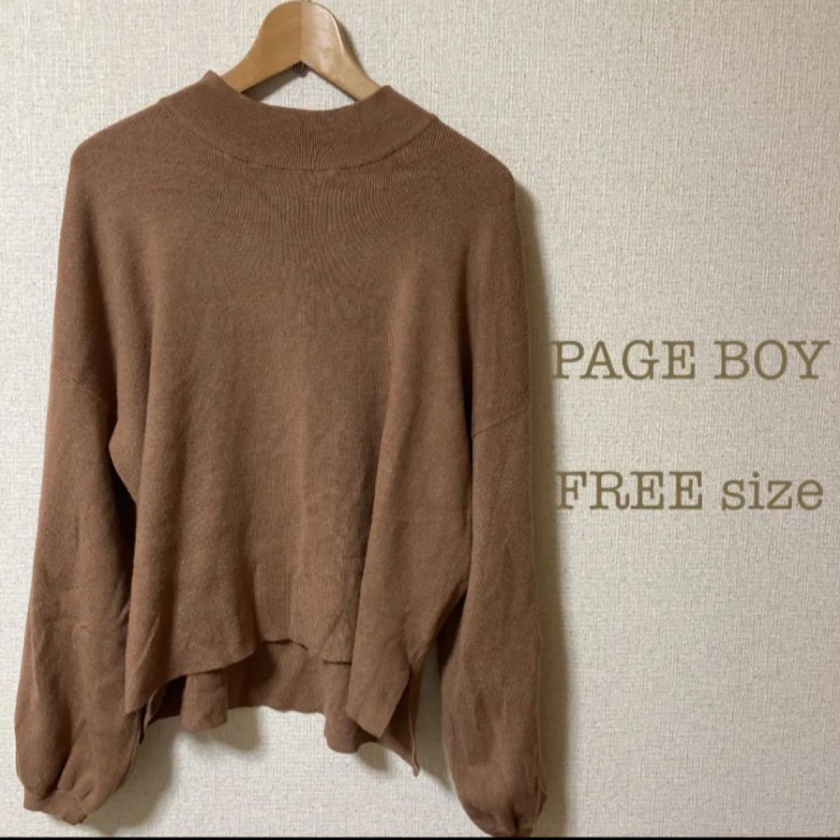 PayPayフリマ|【 PAGE BOY 】ニットセーター トップス