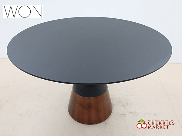 ◆展示品◆ WON ウォン ウェンデルボ IDC大塚家具 Coin table コイン テーブル 円テーブル/ダイニングテーブル 44万