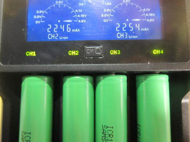 サムスン ICR18650リチウムイオン電池 実測容量2200mAh 1本単価_画像6