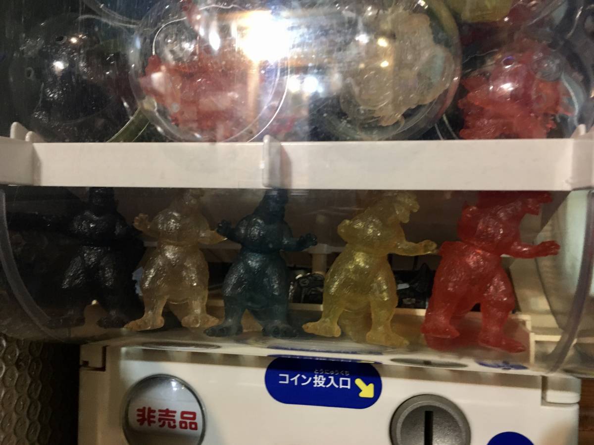 ゴジラ2000 クリスタルニューゴジラ　5色セット　〈ストック品〉※ ガチャ及びカプセルは含みなせん