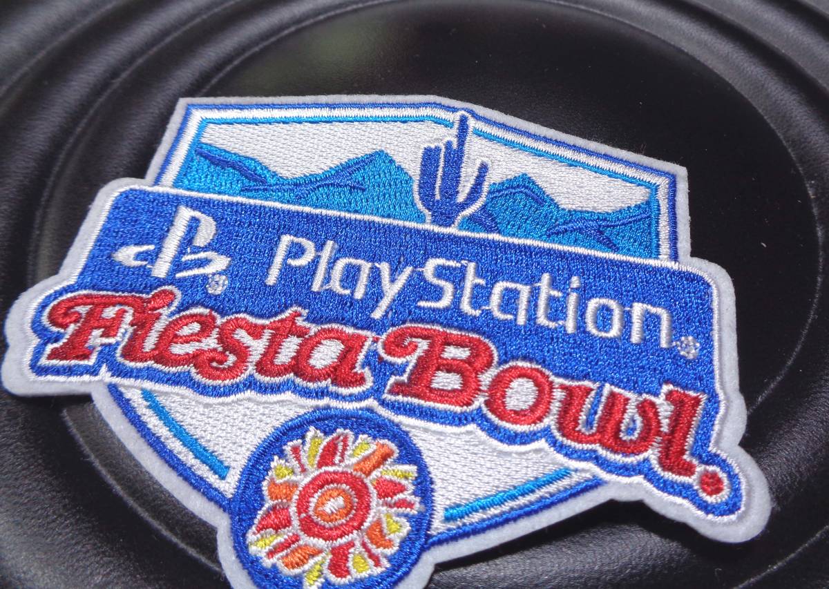  blue white * new goods Fiesta * ball american football Fiesta Bowl college football bowl * game PlayStation badge * America cactus 