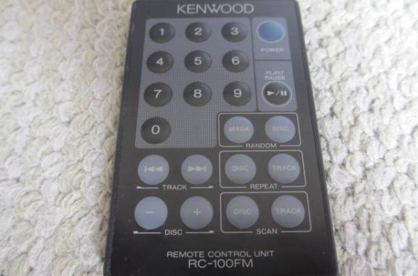  Kenwood remote control RC-100FM operation verification ending audio 