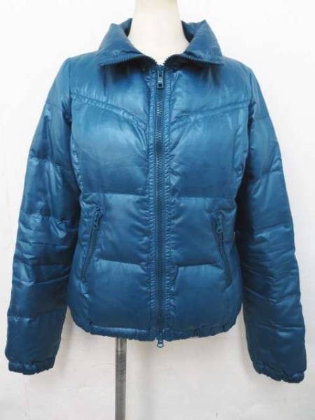 [ free shipping ] Moussy moussy down jacket blue series M size 2 # control number L13605AWS18-170123-56
