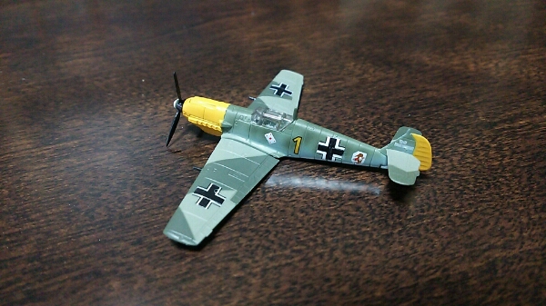 ポピー 架空戦記 1/144 Bf-109E3 & ドイツ 四輪装甲車付き シークレット_画像1