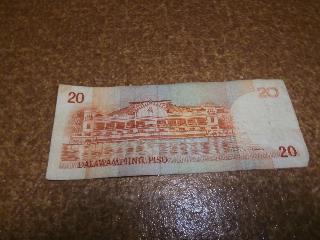 外国紙幣　フィリピン　Pilipinas 20dalawampung piso_画像2