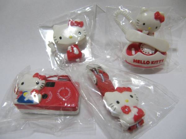 SANRIO Sanrio Hello Kitty Hello Kitty 30 anniversary miniature figure 4 point set retro 