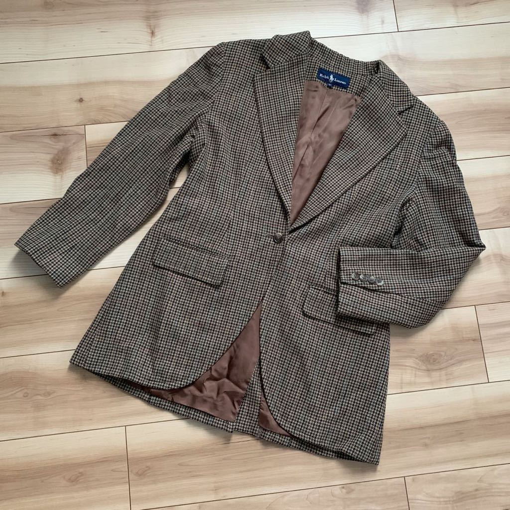 RALPH LAUREN ラルフローレン 千鳥柄 ツイード ジャケット 9 RALPH LAUREN ラルフローレン 千鳥柄 ツイード ジャケット 9