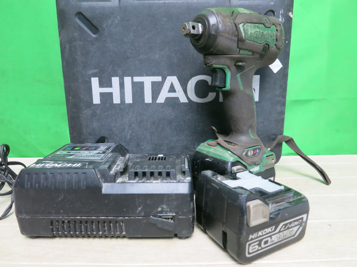 ☆日立 コードレス インパクトレンチ WR14DBDL2 電動 工具 HITACHI