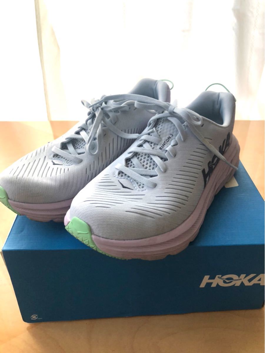 HOKA リンコン3 ワイド 24.5cm ペールグリーン