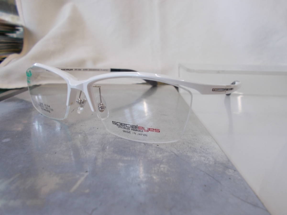 specialeyes anti-bacterial processing heat-resisting super .. glasses frame SPE-8394-4 sport how stylish white 