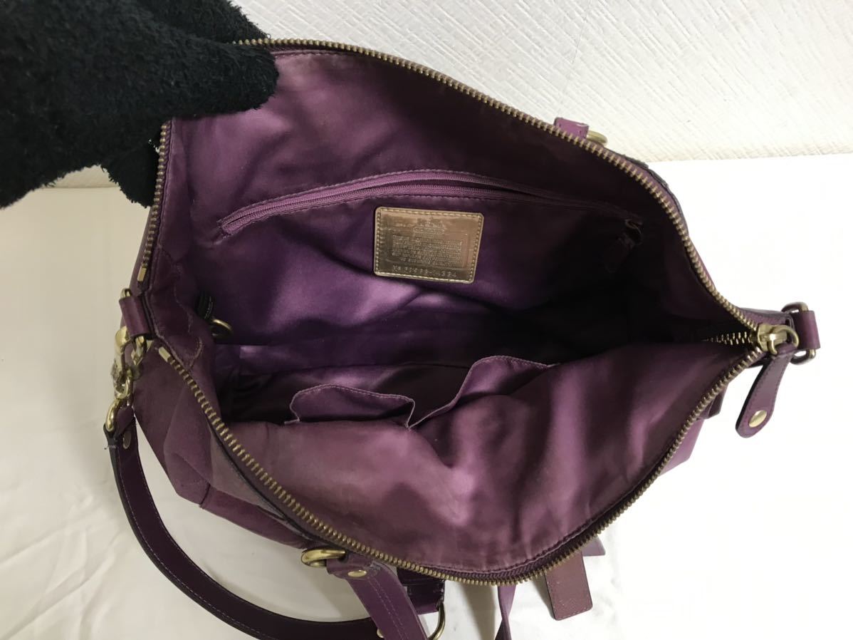COACH 2way ショルダーバッグ レザー 34614 トートPVC ◇ ●未使用● ◎ GYDA ジェイダ タグ付き 2way ハンド ショルダー ボストン バッグ ブラック レディース