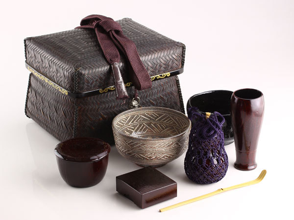 茶道具 竹造 茶籠 野点 茶器揃 A1205 www.gastech.com.tr