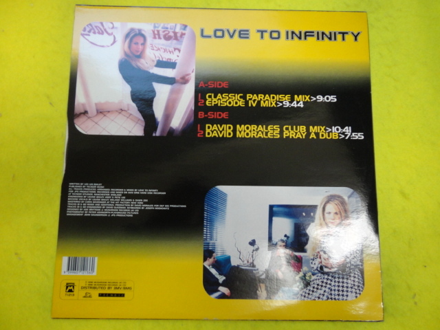 Love To Infinity - Pray For Love オリジナル原盤 12 アッパーエモーショナル VOCAL HOUSE 12 David Morales 視聴の画像2