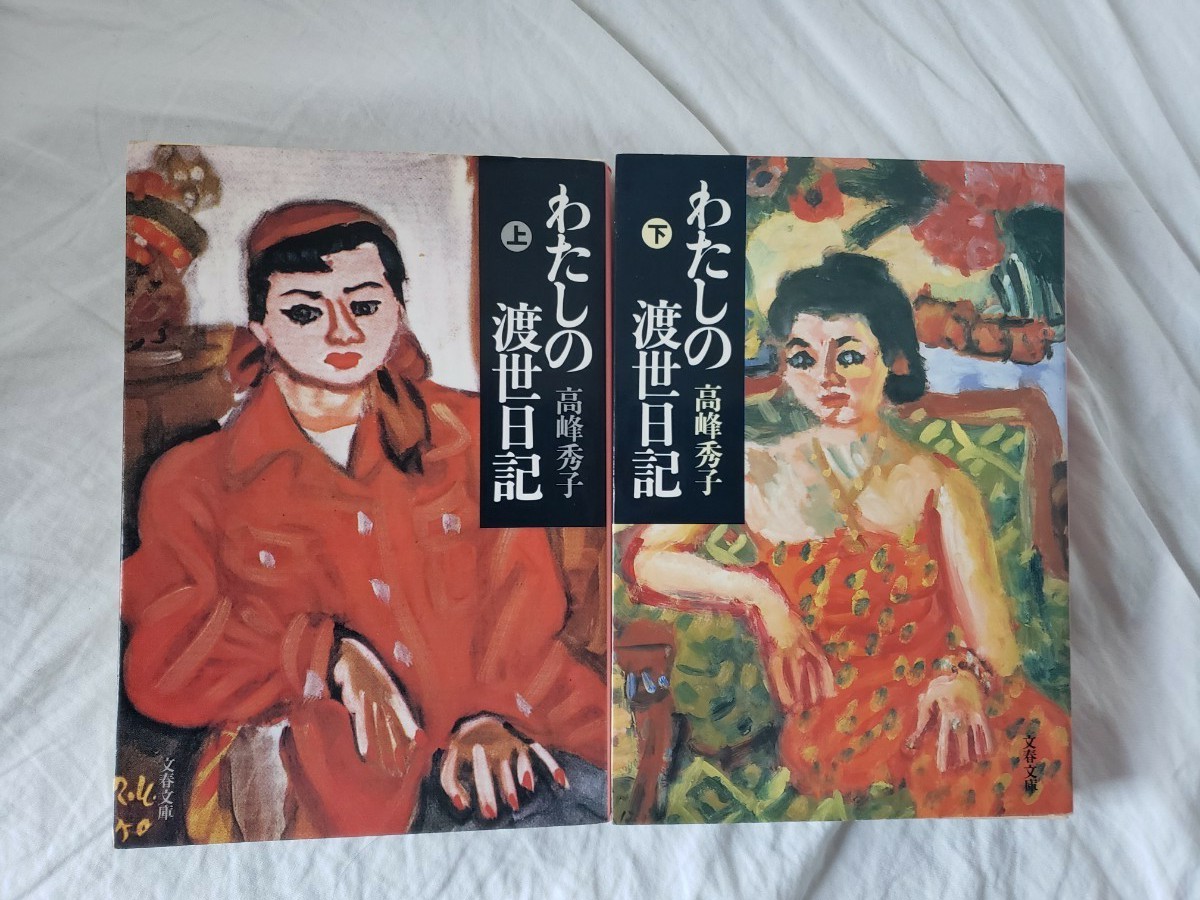 わたしの渡世日記　高峰秀子　文春文庫　上・下2巻セット