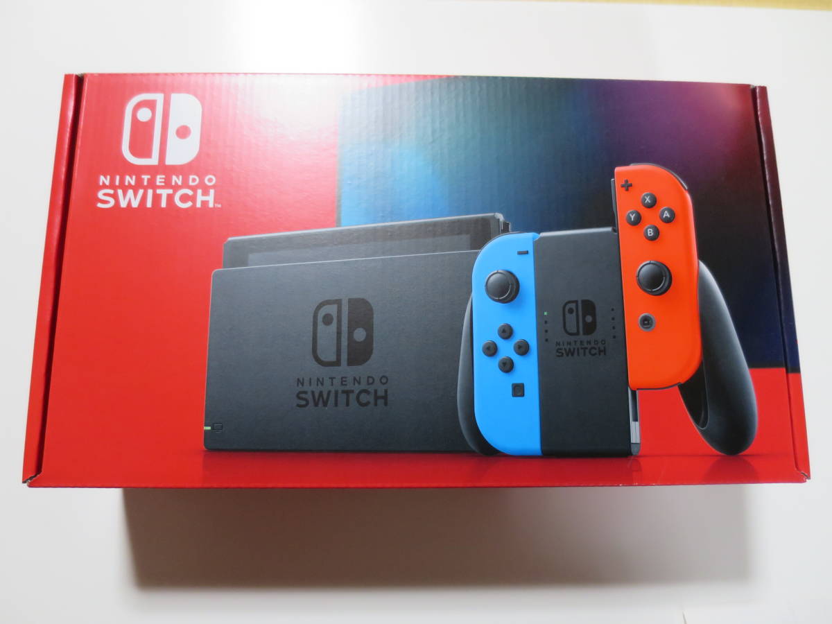 パステルオリーブ 新品未開封NINTENDO SWITCH 本体 ネオンブルー