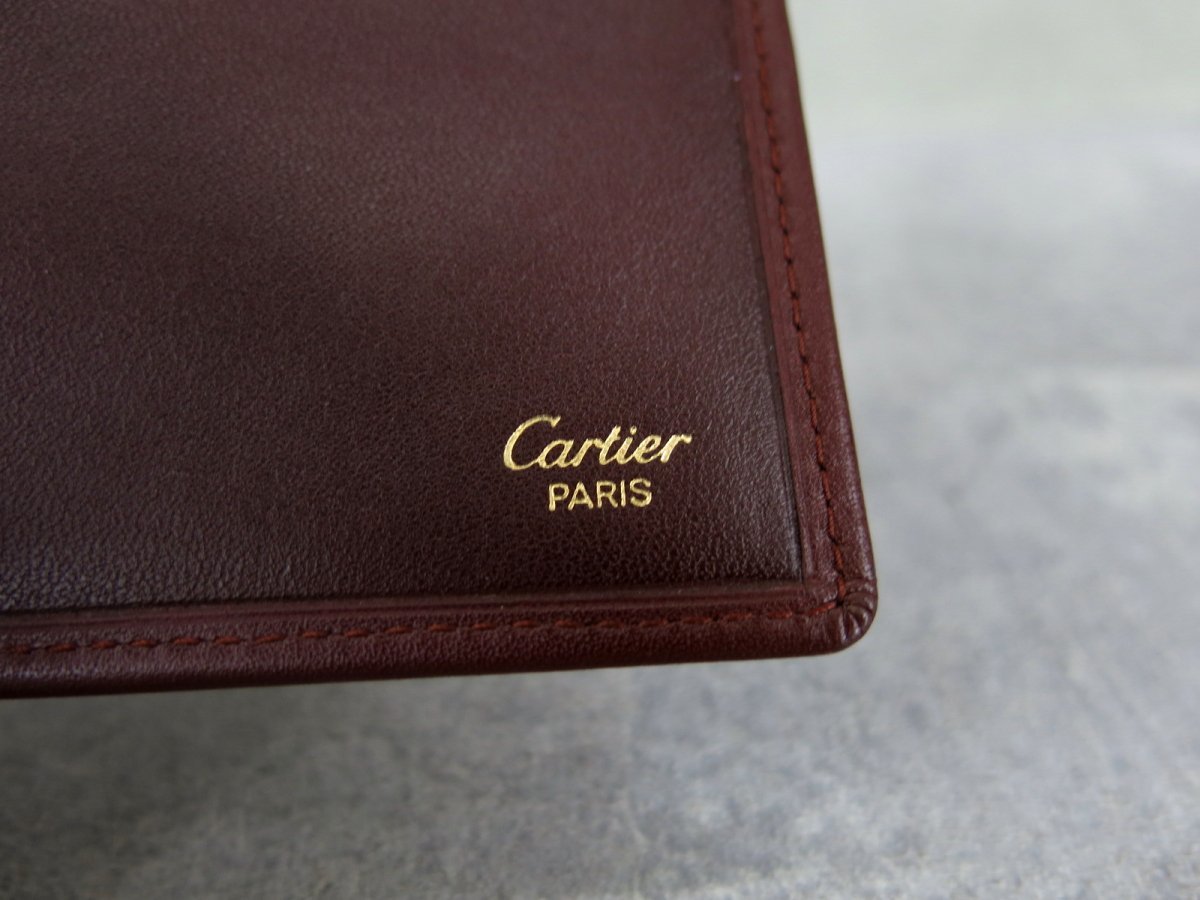 大人も着やすいシンプルファッション カルティエ 【未使用保管品】Cartier 二つ折り札入れ メンズ サントス - 折り財布 - alrc.asia