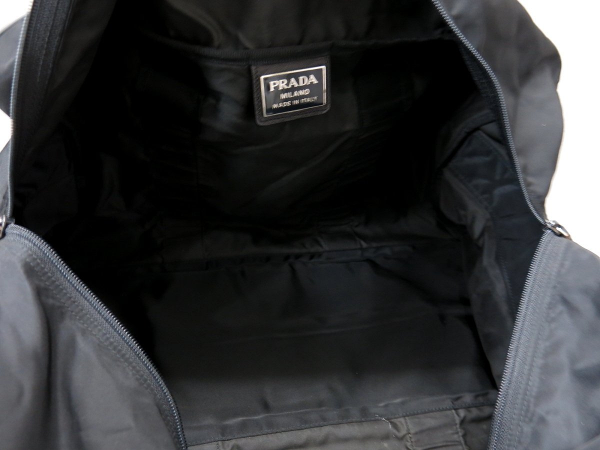 超美品○PRADA プラダ○メンズ○ポコノ ナイロン カーフ レザー 本革