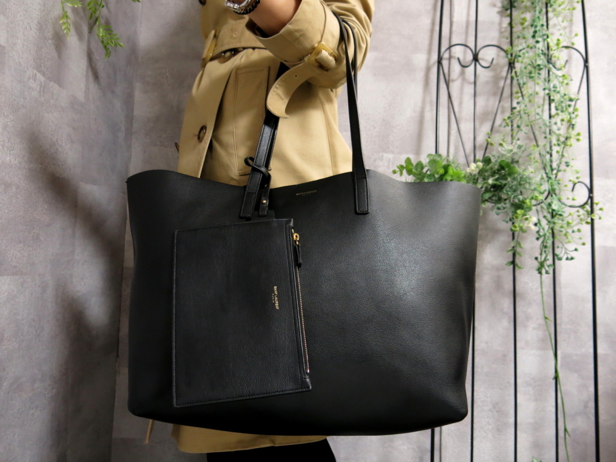 通販 《美品》Saint Laurent サンローラン ハンドバッグ ブラック