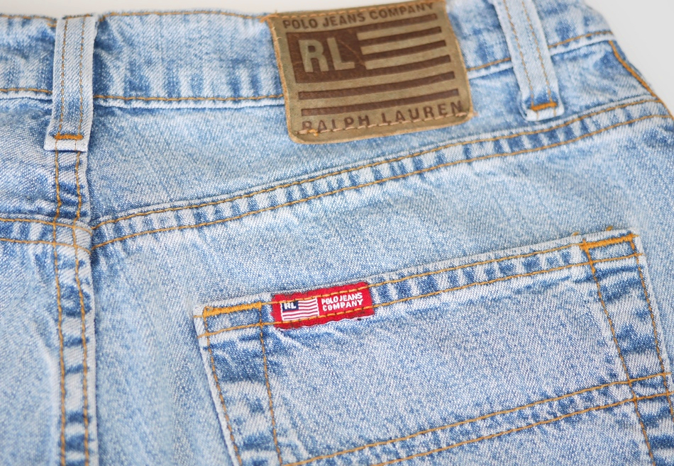  прекрасный товар 18,000 иен POLO RALPH LAUREN шорты Denim джинсы M L размер 38 талия 76 cm hot брюки W30 голубой ICB незначительный .W28woshuW29