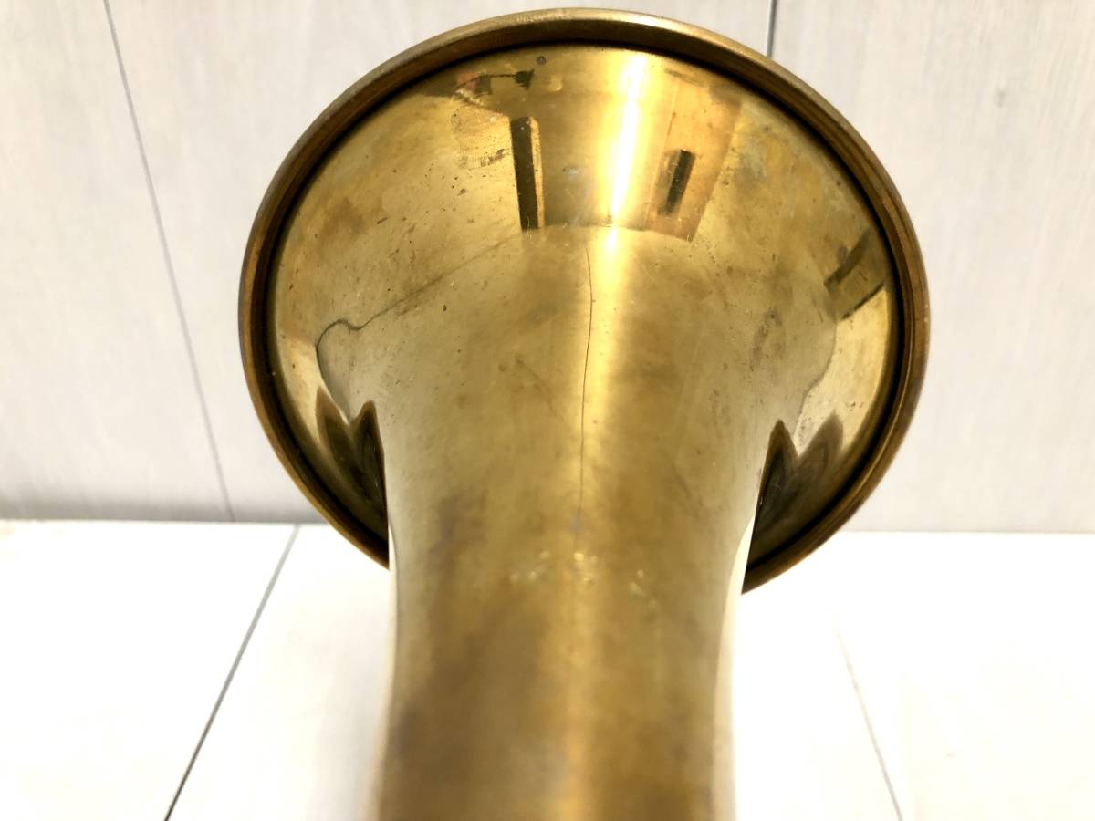 下倉楽器 ☆ 信号ラッパ 二つ巻ブラス 信号らっぱ 海上自衛隊 下倉楽器 ☆ 信号ラッパ 二つ巻ブラス 信号らっぱ 海上自衛隊