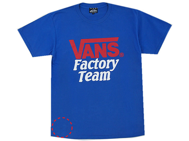 希少 L サイズ STANDARD CALIFORNIA VANS Factory Team Tシャツ バンズ スタカリ ファクトリー SD ブルー スタンダードカリフォルニア_画像5