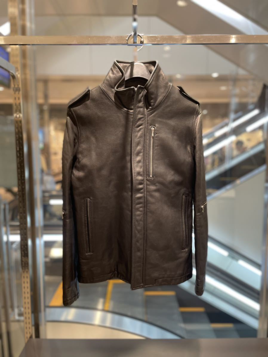 最高級 wjk ラムレザー シングルライダース ジャケット 中綿入り 日本