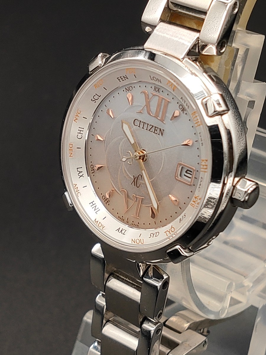 美品】CITIZEN シチズン XC クロスシー 電波ソーラー ワールドタイム