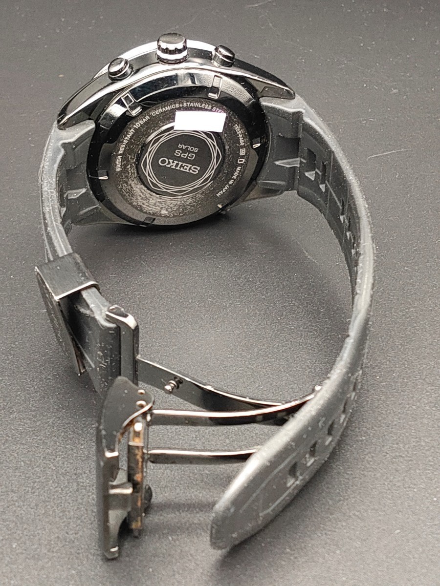 セイコーアストロン GPS電波ソーラー 7X52-0AB0 SBXA011 ラバーベルト