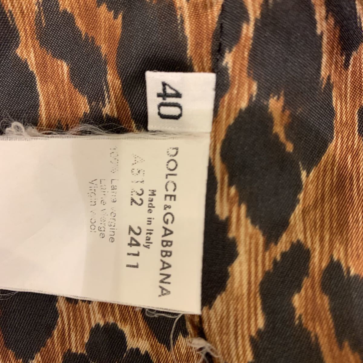 ドルチェ&ガッバーナ Dolce&Gabbana チェスターコート 40 レディース