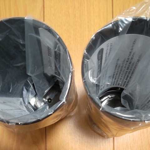 マクドナルド　福袋　ロングコップ　黒　ブラック　2個セット　非売品　未使用　タンブラー プラカップ_画像2