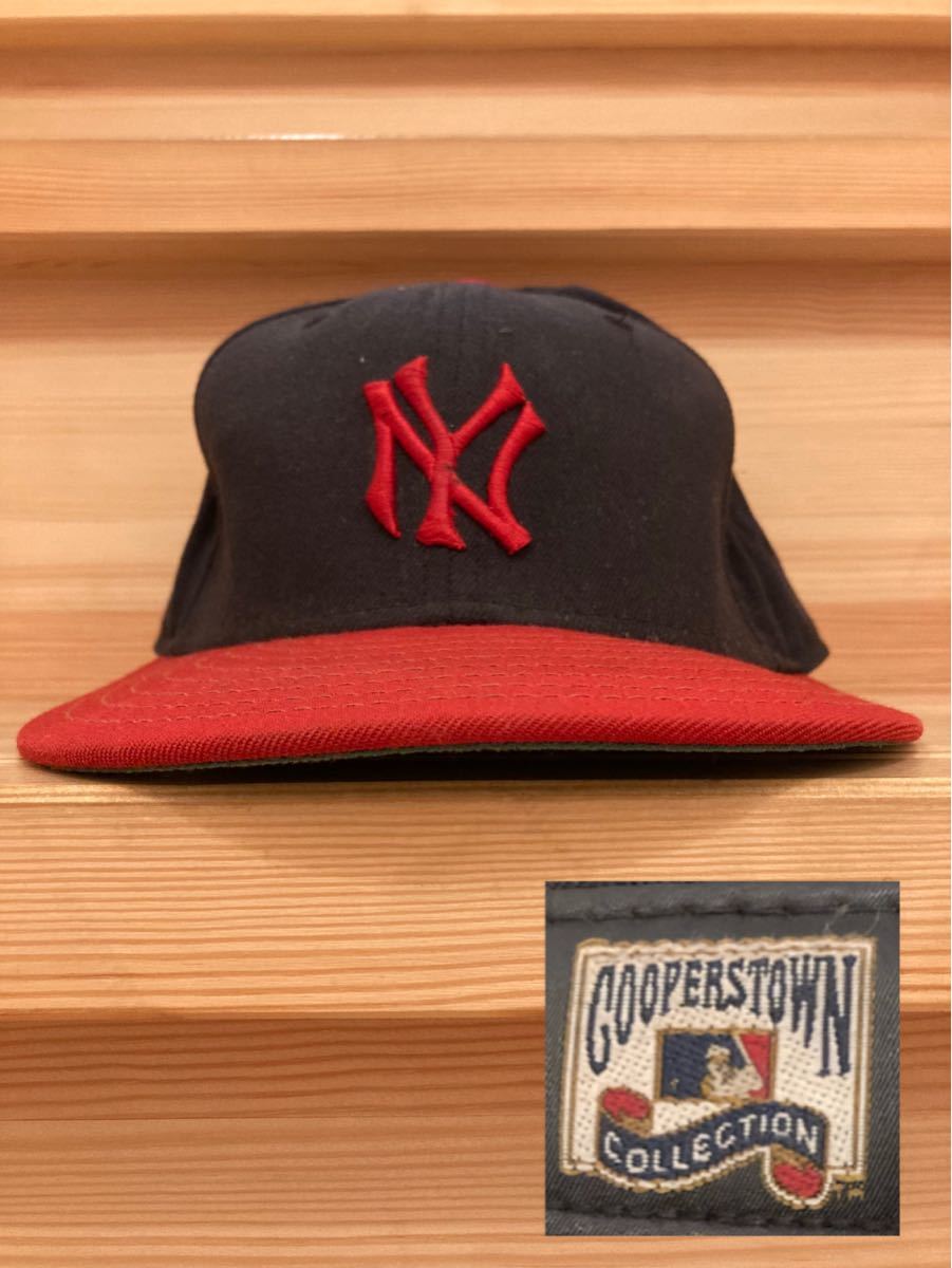 New Era ヤンキース クーパーズタウン 00s 90s 珍品  58cm  ニューヨークヤンキース 59FIFTY  帽子