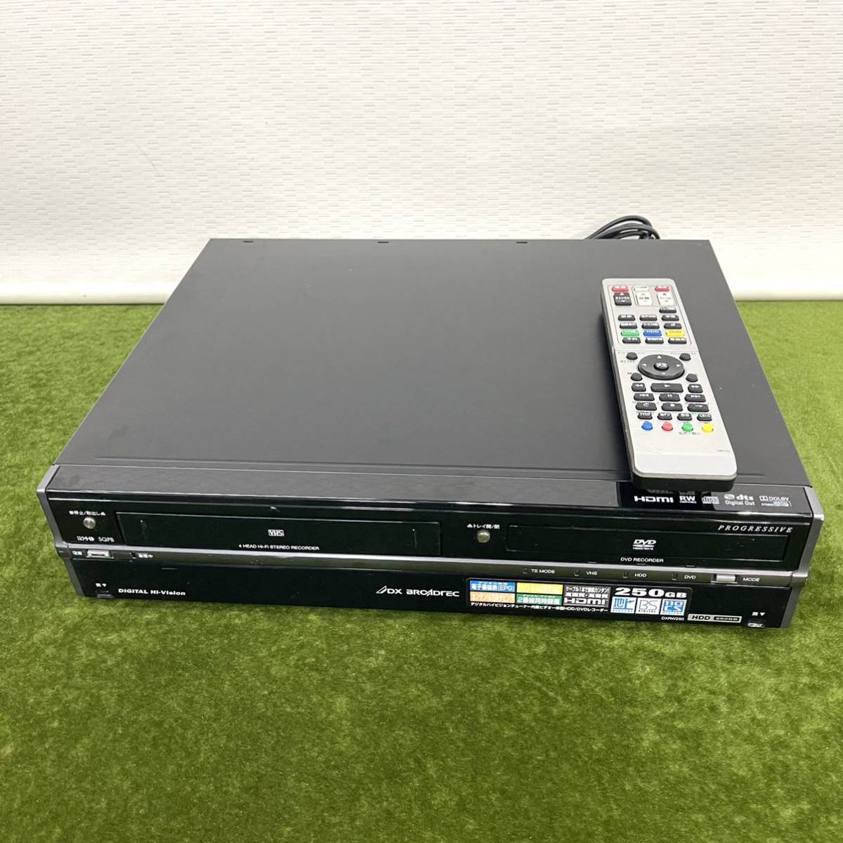 お買得】 DXアンテナ DXRW250 HDD搭載ビデオ一体型ＤＶＤレコーダー - DVDレコーダー - alrc.asia