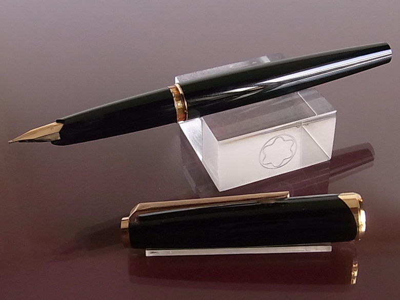 MONTBLANC】 モンブラン 121 万年筆 カートリッジ式 18K F ニブ