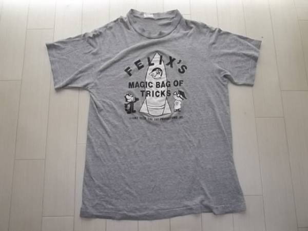 バーゲンで ヴィンテージ80S ◎リーバイス・FELIX'S◎半袖Tシャツ・ イラスト、キャラクター
