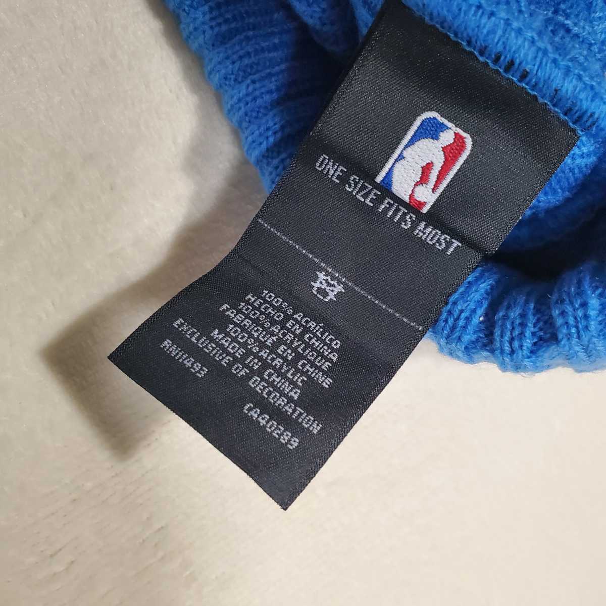 正規品 ニット帽 ニューエラ NEW ERA  OKC オクラホマシティ・サンダー NBA ブルー OKCの画像5