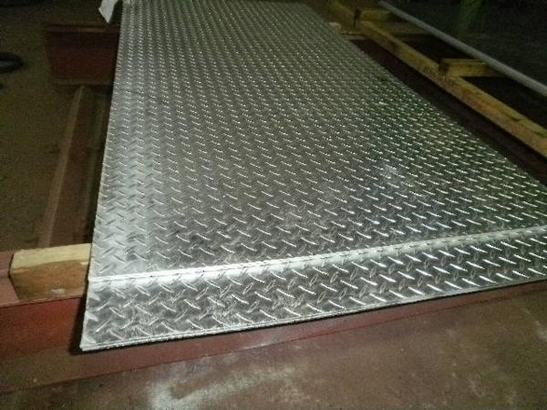 鉄 亜鉛メッキ縞(しま)鋼板(SS400相当）在庫材 寸法 切り売り 小口販売加工 F10_画像3