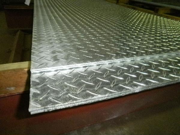 鉄 亜鉛メッキ縞(しま)鋼板(SS400相当）在庫材 寸法 切り売り 小口販売加工 F10_画像2