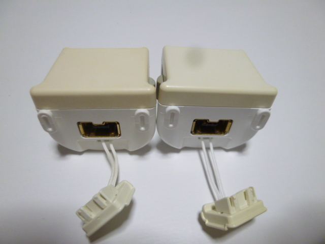 M1【即日配送 送料無料 動作確認済】Wii　モーションプラス２個セット　白　ホワイト（クリーニング済）黄ばみあり