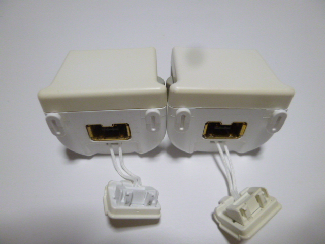 M2【即日配送 送料無料 動作確認済】Wii　モーションプラス２個セット　白　ホワイト（クリーニング済）黄ばみあり