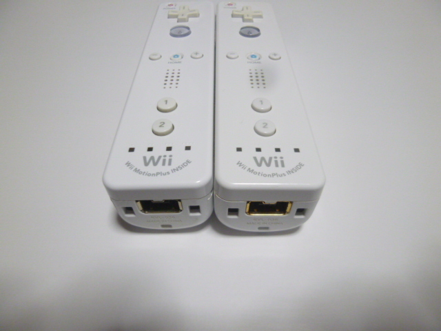 R013【即日配送 送料無料 動作確認済】Wiiリモコン　モーションプラス　RVL-036 　2個セット　白　ホワイト