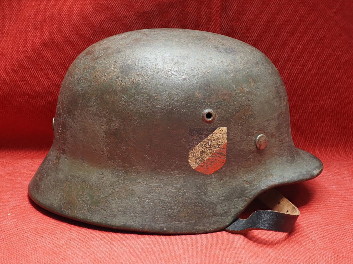 WW2 ドイツ軍 M35 スチールヘルメット 鉄兜 鉄ヘルメット ドイツ国防軍_画像1