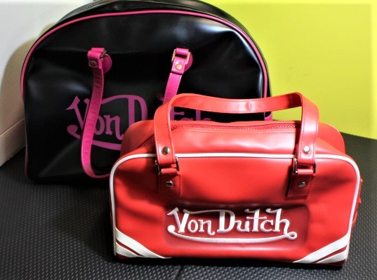 Yahoo!オークション - ねK1612 Von Dutch ボンダッチ エナメル ボ