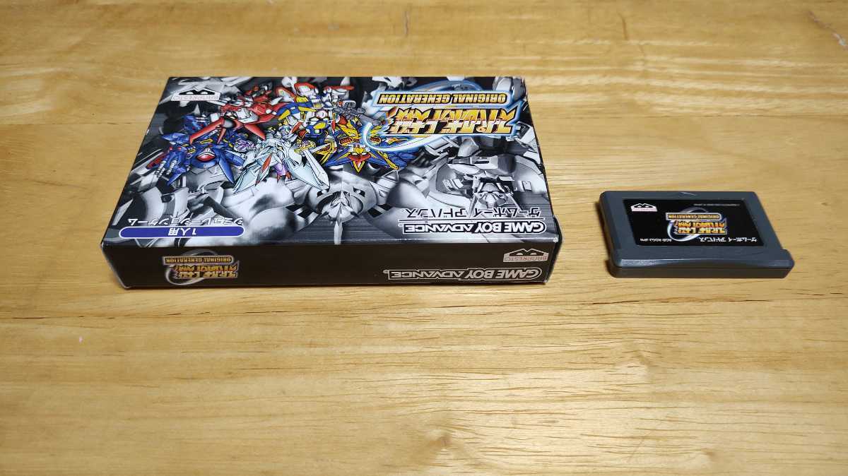 *GBA[ "Super-Robot Great War" original generation ] box * manual * post card attaching /BANPRESTO/ Game Boy Advance /SLG/ retro game *