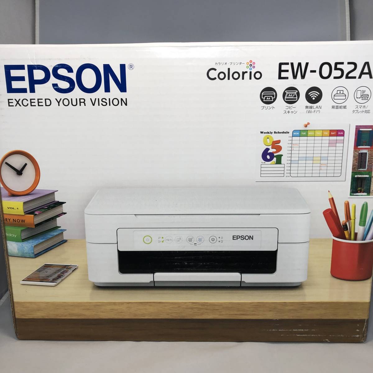 新品未使用 EPSON EW-052A プリンター USBケーブル付 - PC周辺機器