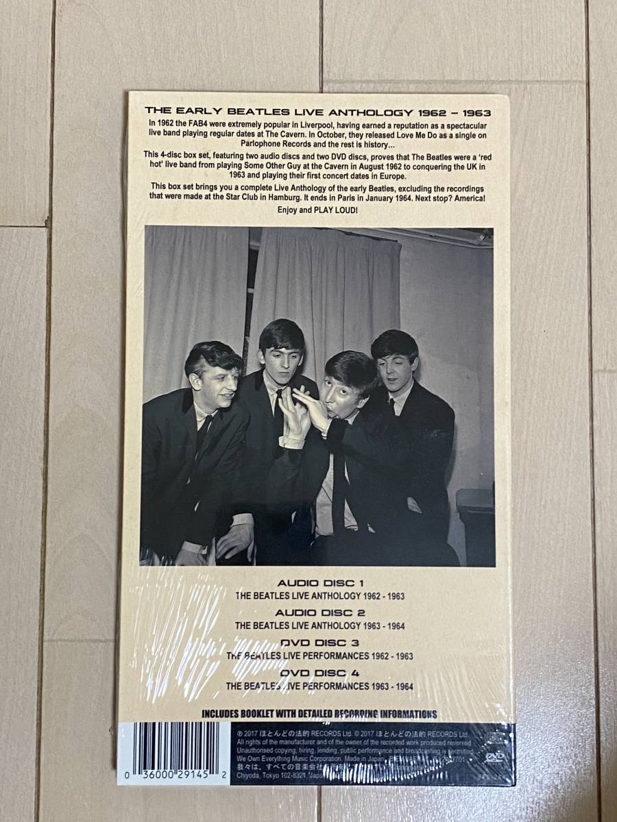 未開封限定盤！!The Beatles/THE EARLY BEATLES LIVE ANTHOLOGY 1962-1963(2CD+2DVD)_画像3