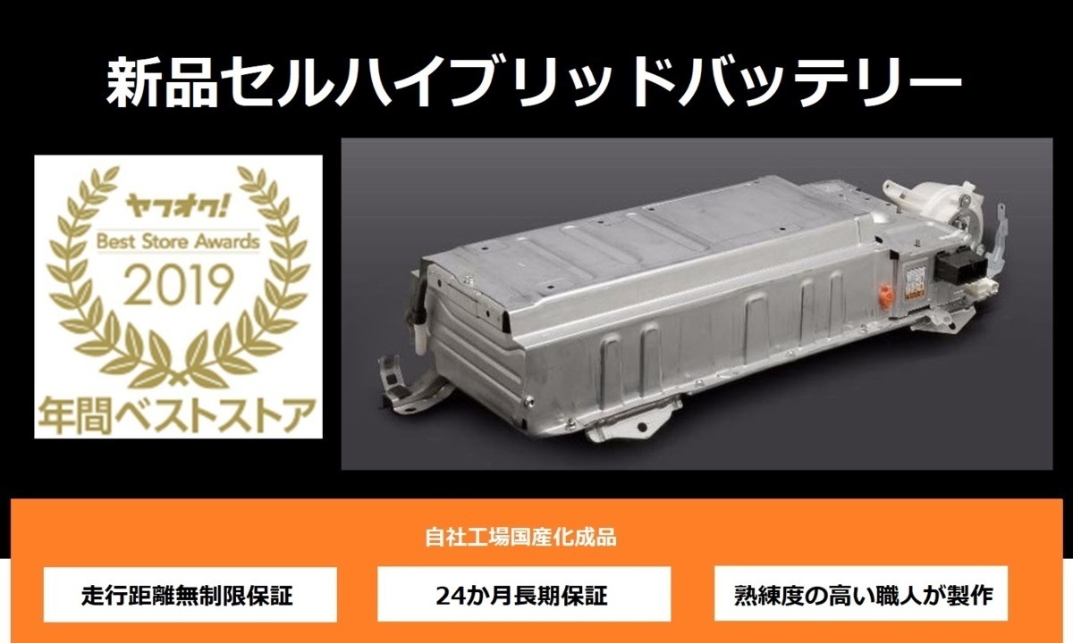 ☆24ヶ月保証付き!新品バッテリーセル使用! 後期 ZVW30 プリウス 新品