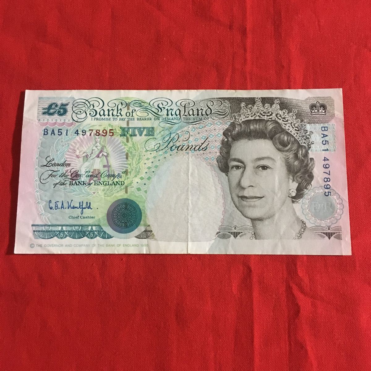新品登場 イギリスポンド 旧紙幣と硬貨 £ お札 エリザベス女王 旧貨幣 ...