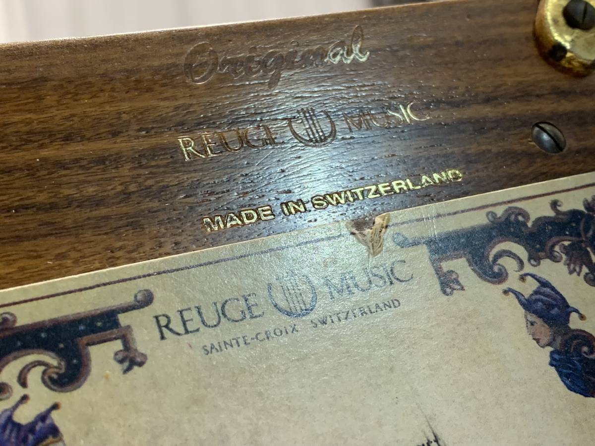 リュージュ オルゴール 52弁 REUGE music box モーツアルト リュージュ オルゴール 52弁 REUGE music box モーツアルト